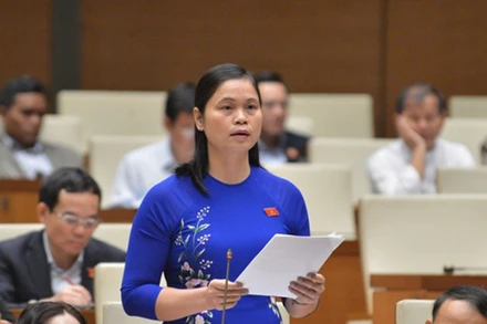 Đại biểu Quốc hội Ma Thị Thúy (Đoàn Tuyên Quang).