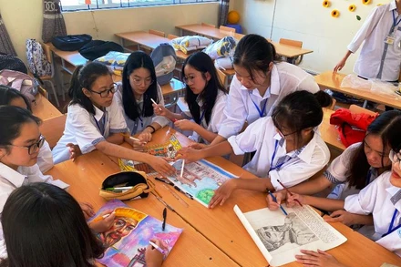 Học sinh Hà Nội sáng tác về nhà giáo Chu Văn An.