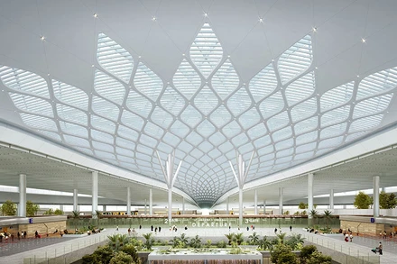 Phối cảnh nhà ga sân bay Long Thành. (Ảnh do ACV cung cấp)