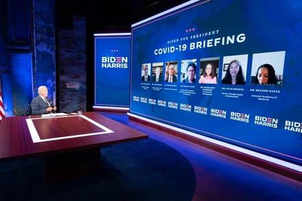 Ứng phó đại dịch Covid-19 là ưu tiên hàng đầu của ông Biden. (Ảnh: Buildbackbetter.com)