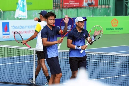 Trịnh Linh Giang và Lý Hoàng Nam đã có một trận đấu xuất sắc để giành thêm một chức vô địch cho đoàn CLB Hải Đăng.