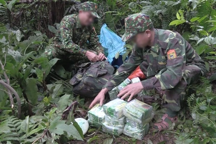 Số lượng ma túy khủng mà BĐBP Nghệ An bắt giữ.