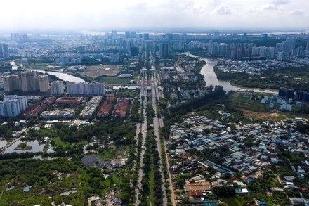 Bình Chánh là khu vực sở hữu mảng xanh rộng lớn.