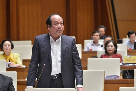 Bộ trưởng, Chủ nhiệm Văn phòng Chính phủ Mai Tiến Dũng tại phiên chất vấn và trả lời chất vấn Kỳ họp thứ 10, Quốc hội khoá XIV, ngày 9-11