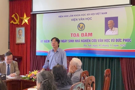 Toạ đàm nhân kỷ niệm 100 năm ngày sinh PGS Vũ Đức Phúc.