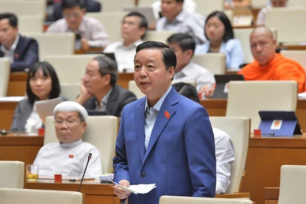 Bộ trưởng Tài nguyên và Môi trường Trần Hồng Hà.