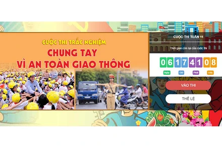 Bạn Huỳnh Thuận Bé đoạt giải Nhất tuần 10 thi trắc nghiệm “Chung tay vì an toàn giao thông”