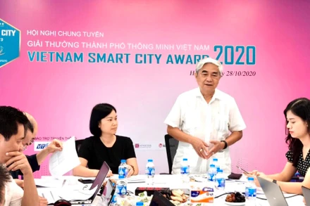 TS Nguyễn Quân, nguyên Bộ trưởng Khoa học và Công nghệ, Chủ tịch Hội đồng Bình chọn chung tuyển.