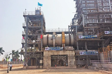 Dự án Nhà máy điện rác Sóc Sơn đang được đẩy nhanh tiến độ xây dựng. Ảnh: Bích Phương