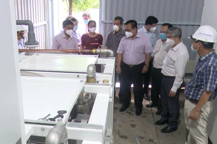 Cơ sở vật chất phục vụ cho công tác chữa trị tại trung tâm đã được khởi động.