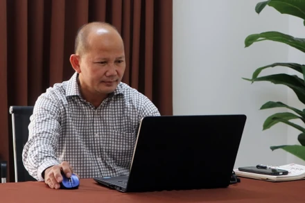 Chuyên gia châu Á của Viện Hàn lâm Hoàng gia Campuchia, ông Uch Leang. Ảnh: VOV