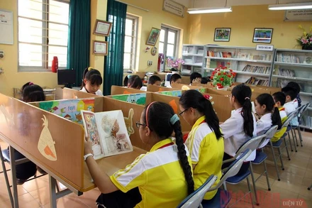 Học sinh trung học cơ sở. Ảnh: DUY LINH