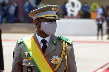 Tổng thống lâm thời của Mali Assimi Goita. (Ảnh: Reuters)