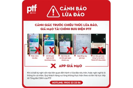 Cảnh báo hình thức lừa đảo mời vay vốn.