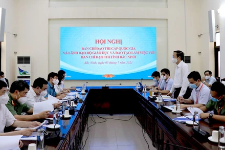 Đoàn công tác làm việc với Ủy ban nhân dân tỉnh Bắc Ninh.