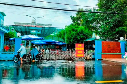 Bệnh viện Quân dân y Đồng Tháp vẫn đang phong tỏa, phòng ngừa Covid-19.