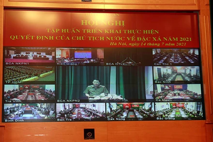 Thứ trưởng Lê Quốc Hùng chỉ đạo trực tuyến triển khai công tác về đặc xá.