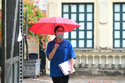 Thí sinh Kỳ thi tốt nghiệp THPT 2021. Ảnh minh hoạ: THUỶ NGUYÊN