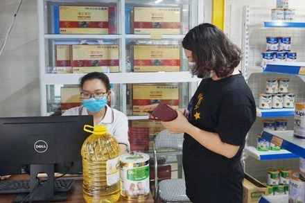 Siêu thị Công đoàn tại quận Long Biên Hà Nội.