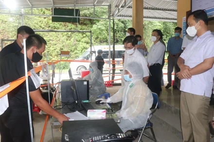 Lai Châu vẫn đang kiểm soát tốt lượt người ra vào tỉnh.