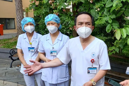 PGS, TS Đỗ Kim Quế nói về công tác thu dung, điều trị.