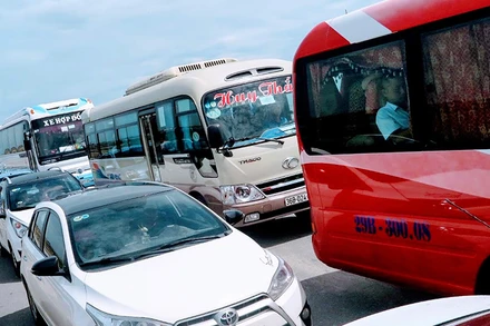 Các hoạt động vận tải hành khách trên địa bàn huyện Vĩnh Bảo (Hải Phòng) được hoạt động trở lại từ trưa 16/7.