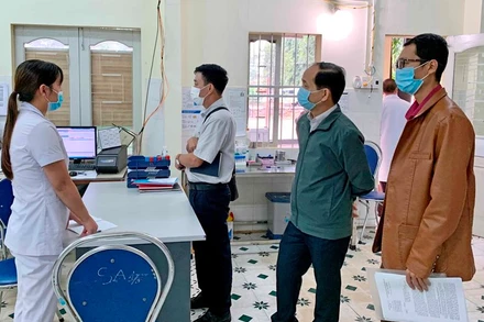 Đoàn khảo sát kiểm tra cơ sở vật chất Bệnh viện 331, được trưng dụng thành bệnh viện điều trị Covid-19, quy mô 100 giường.