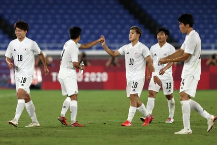 Chủ nhà Nhật Bản tiến vào bán kết. (Ảnh: Getty)