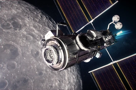 Hình minh họa cận cảnh Tiền đồn cư trú và hậu cần (HALO). Ảnh: NASA.