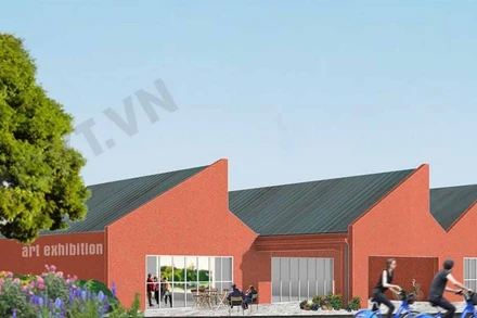 Phương án thiết kế chuyển đổi Nhà máy xe lửa Gia Lâm thành không gian văn hoá, sáng tạo được nhiều chuyên gia đánh giá cao.