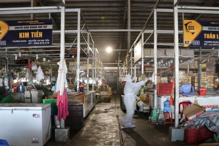 Một phần Chợ đầu mối nông sản thực phẩm Bình Điền (Ảnh: Trang thông tin từ Chợ đầu mối nông sản thực phẩm Bình Điền).