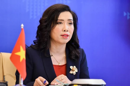 Người phát ngôn Bộ Ngoại giao Lê Thị Thu Hằng. (Ảnh: Bộ Ngoại giao)