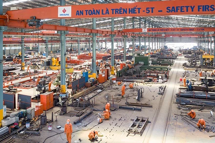  Công ty CP Xây dựng thương mại Ðại Dũng, khu công nghiệp An Hạ (TP Hồ Chí Minh) thực hiện "ba tại chỗ" (Ảnh minh họa: QUÝ HIỀN).