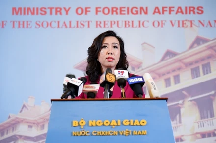 Người phát ngôn Bộ Ngoại giao Việt Nam Lê Thị Thu Hằng. (Ảnh: Bộ Ngoại giao Việt Nam)