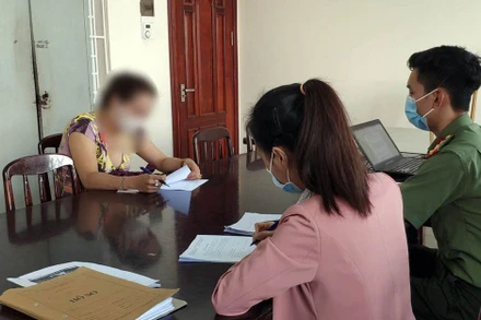 Tại cơ quan công an, bà N.T.H.M đã thừa nhận hành vi vi phạm của mình.