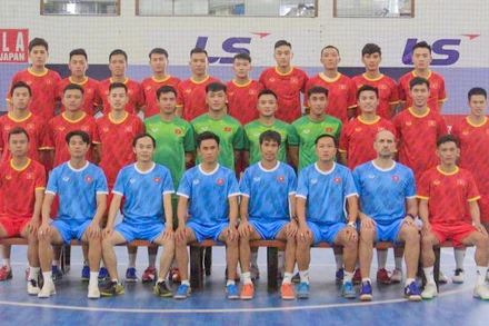 ĐT Futsal Việt Nam hội quân với lực lượng giàu kinh nghiệm và đã xuất sắc vượt qua hai trận play-off để góp mặt tại VCK FIFA Futsal World Cup Lithuania 2021. (Ảnh: VFF)