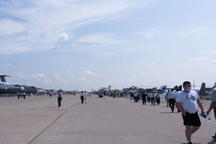 Một góc Triển lãm MAKS-2021.