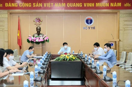Bộ Y tế họp trực tuyến chiều 21/7.
