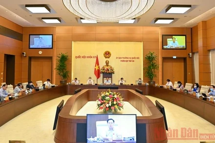 Một phiên họp Ủy ban Thường vụ Quốc hội.