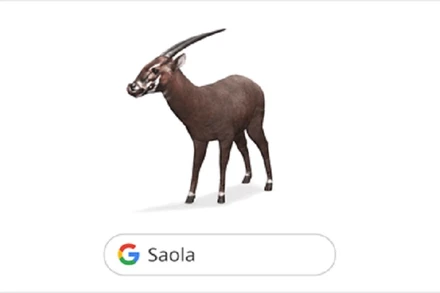 Ngày 9/7, Google ra mắt mô hình Thực tế tăng cường (AR) 3D của Sao la trên Google Tìm kiếm.