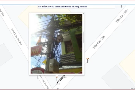 Hình ảnh khảo sát hiện trường trên GoogleMap