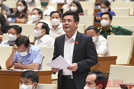 Bộ trưởng Công thương Nguyễn Hồng Diên. Ảnh: Duy Linh