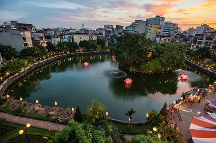 Hồ Văn trong quần thể di tích Văn Miếu – Quốc Tử Giám chuẩn bị được tôn tạo, khôi phục giá trị.