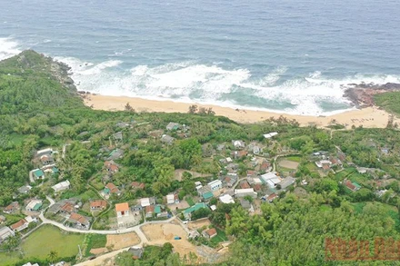 Làng du lịch cộng đồng Gò Cỏ, phường Phổ Thạnh, thị xã Đức Phổ (Quảng Ngãi) với vẻ đẹp hoang sơ, bình lặng. 