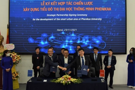 Quang cảnh Lễ ký kết.