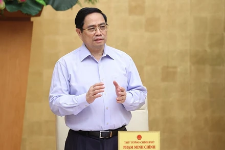 Thủ tướng Chính phủ Phạm Minh Chính làm Chủ tịch Ủy ban Quốc gia về chuyển đổi số. (Ảnh: VGP)