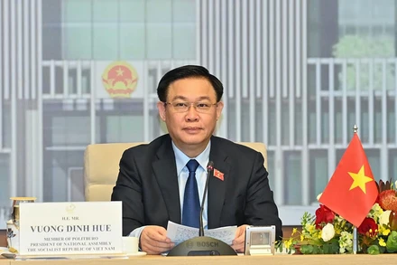 Chủ tịch Quốc hội Vương Đình Huệ. Ảnh: Duy Linh