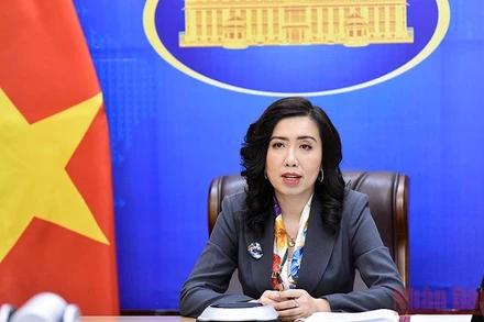 Người phát ngôn Bộ Ngoại giao Lê Thị Thu Hằng.