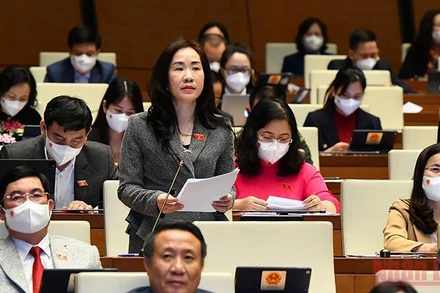 Đại biểu Quốc hội Đoàn Thị Thanh Mai (Hưng Yên). Ảnh: LINH NGUYÊN