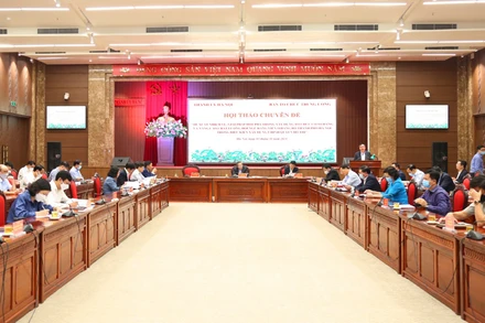 Toàn cảnh hội thảo.